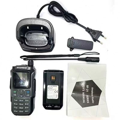 Baofeng UV-21 WalkieTalkie Handheld Ham Radio met Type C en 1400MAH Standard Battery