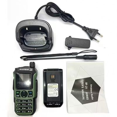 Baofeng UV-21 WalkieTalkie Handheld Ham Radio met Type C en 1400MAH Standard Battery