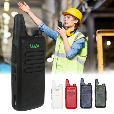 3W WLN KDC1 UHF400-470MHz KD-C1 Mini Walkie Talkie Radio met een batterijcapaciteit van 1500mAh