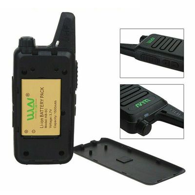 3W WLN KDC1 UHF400-470MHz KD-C1 Mini Walkie Talkie Radio met een batterijcapaciteit van 1500mAh
