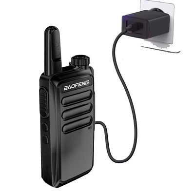GMRS Walkie Talkie 400-470MHz 16 Kanaal 3.7V Handheld 3-6km 2200mAh Batterijcapaciteit