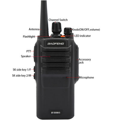 Draagbare draadloze walkie-talkie 400-480MHz type GMRS met 16CH opslagkanaal