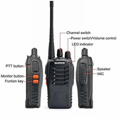 50Ω Antenne Impedantie Baofeng BF-888s A Pair Bf-888s Uhf Radio Handheld Walkie Talkie