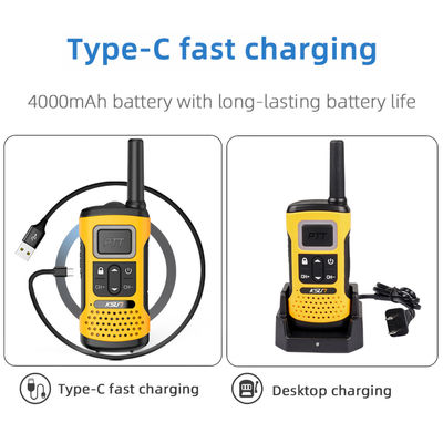 Handheld UHF KSUN GZ32 PMR FRS Licentie Gratis tweerichtingsradio met decodering van klonen