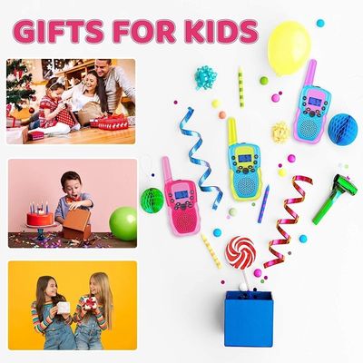 Pocket Radio Toy voor kinderen Lang bereik Transceiver Oplaadbaar 22 kanalen Cartoon Design