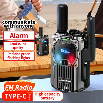 4G POC Zinc Alloy Walkie Talkie met FM Radio Functie en exclusieve PTT-ondersteuning