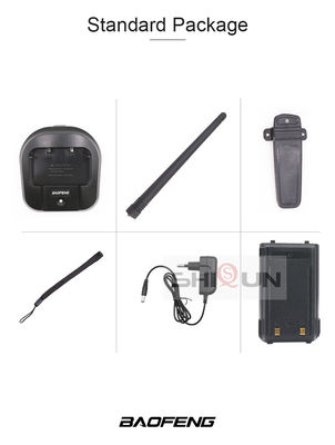 8W uitgangsvermogen Baofeng UV-5R Plus Tri-Power Ham Radio Transceiver met USB-C opladen