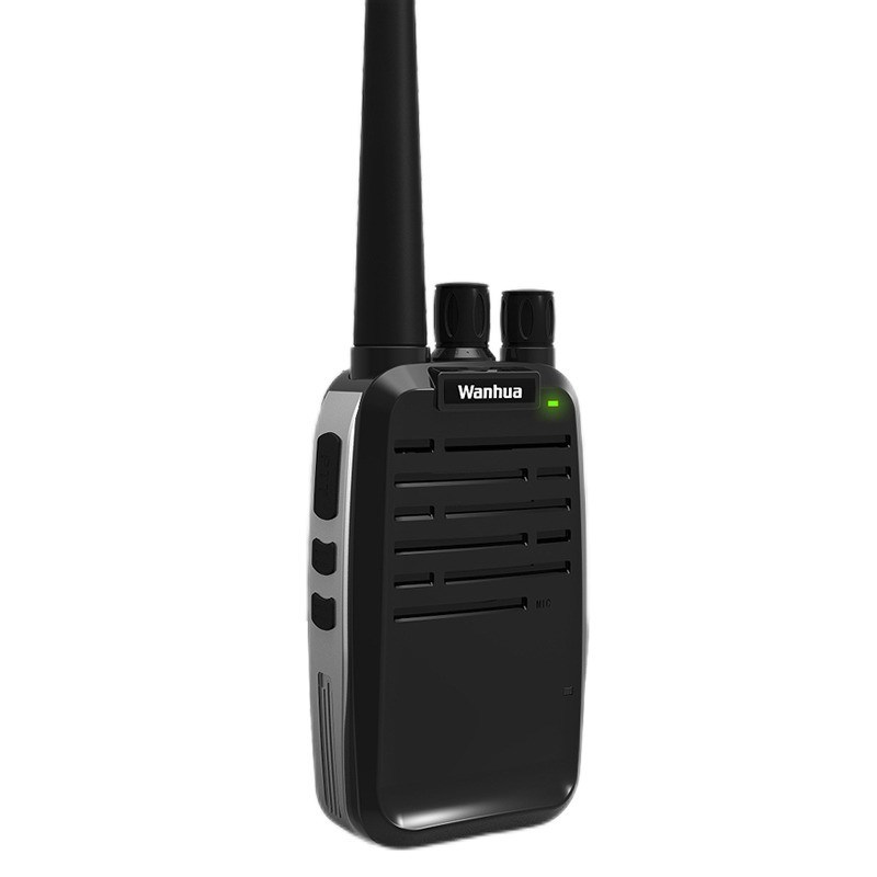 Langbereik digitale mobiele radio handheld walkie-talkie met zaklamp en lithium-ion batterij