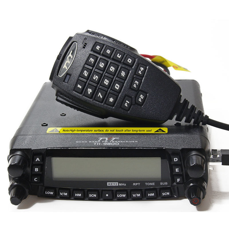 TYT TH-9800 Plus Quad Band 50W Car Mobile Radio Station Walkie Talkie voor communicatie