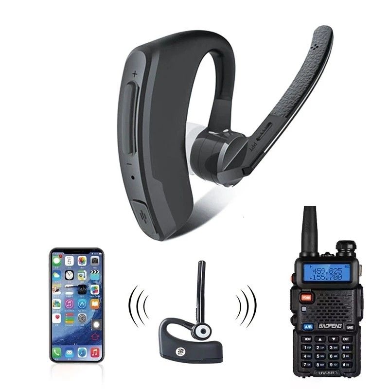 PTT-microfoon voor BAOFENG Walkie Talkie Noise Cancelling en andere draadloze koptelefoon