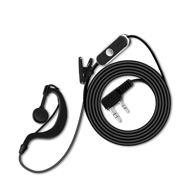 Walkie Talkie Headset Microphone Oordopjes voor professionals zonder geheugenkaartondersteuning