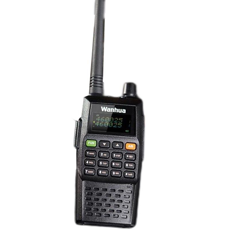 Lanceer Wanhua VHF Dual Band Two Way Radio Perfect voor KTV bij 7.2V werkspanning