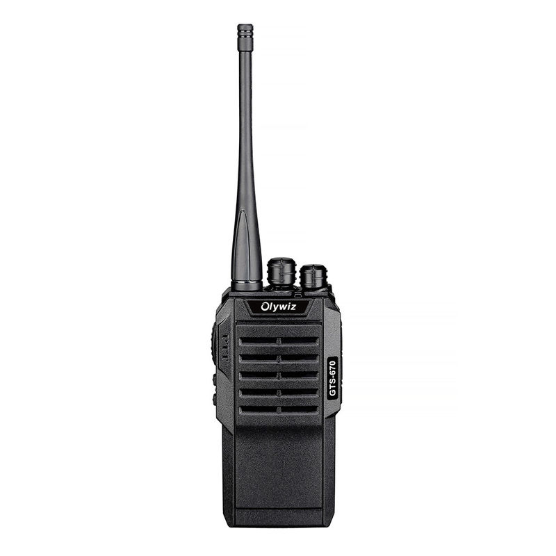 2000 mAh batterijcapaciteit Dual-Band Walkie Talkie voor hotel en buiten 5W 400-470MHz