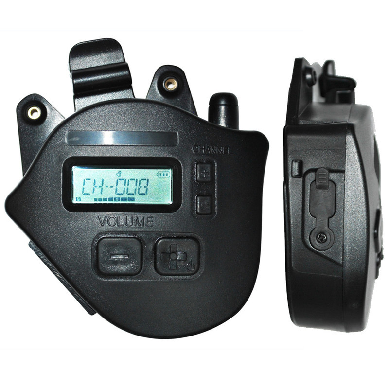 400-470 MHZ Luidspreker Channel Lamp Technologie Zwarte Walkie Talkie met 2-20km Talk Range