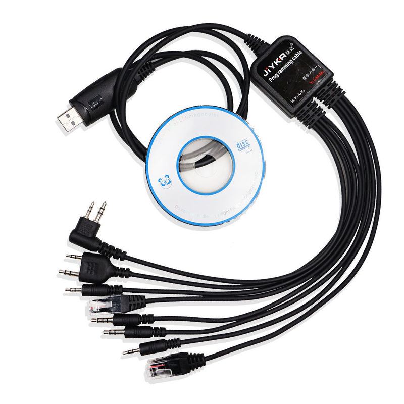 Multifunktioneel 8 in 1 USB-programmeringskabel voor Baofeng UV5R UV82 TYT Yaesu Walkie Talkie