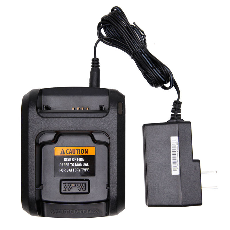 Zwarte walkie-talkie-batterijoplader voor MTP3150 MTP3250 MTP3100 MTP3200 2-weg radio's