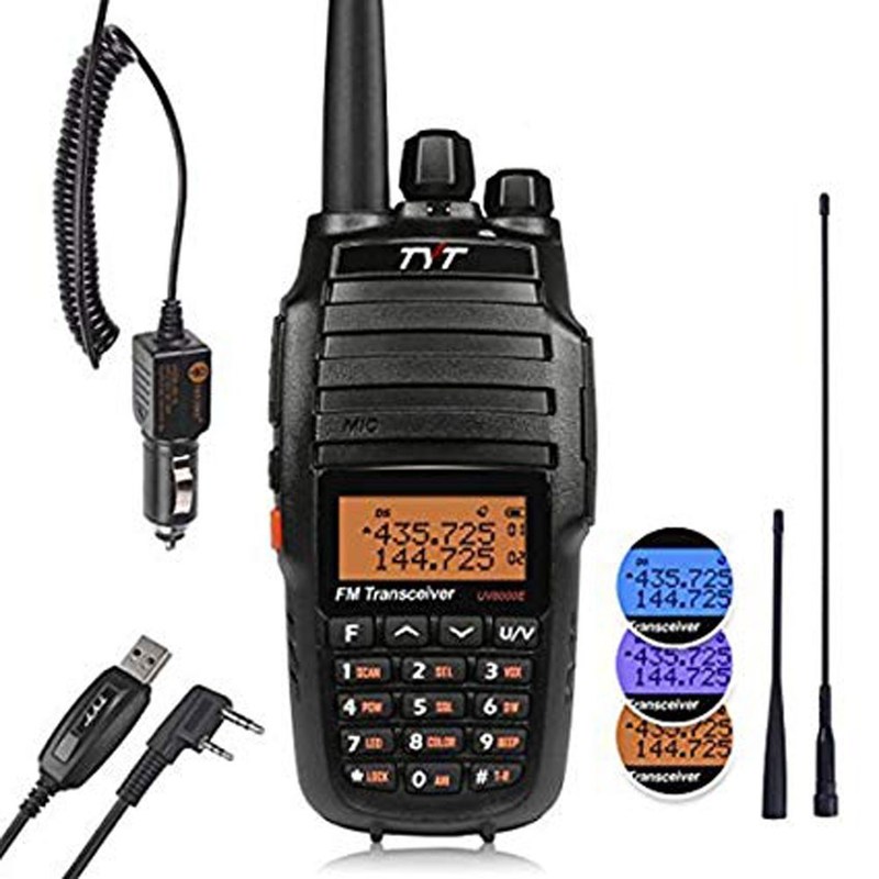 Buiten FM-radioontvanger TYT UV-8000D Dual Band Handheld Walkie-Talkie met display