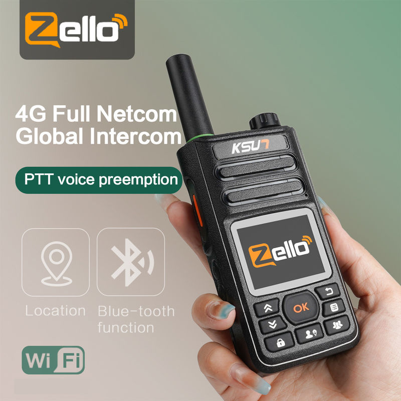GPS WiFi POC Network Walkie Talkie 4G POC Two Way Radio met communicatie over lange afstand