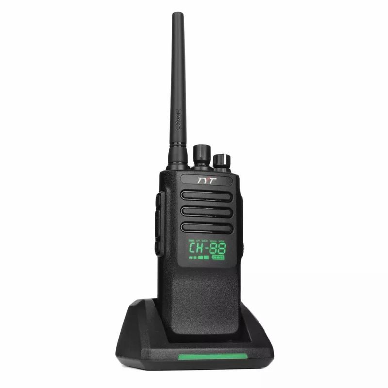 Handheld Zwart TYT MD-680D IP67 Waterdicht 10W DMR Professionele VHF/UHF Walkie Talkie