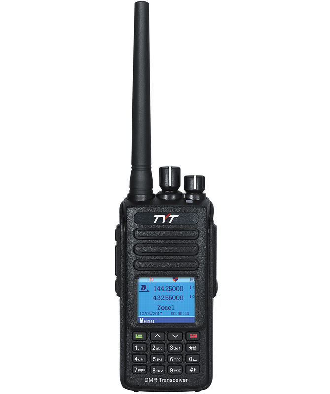 DMR Dual Band IP67 Waterdicht GPS Optioneel 100000 Contacten 131mm*61mm*36mm Digitale Radio