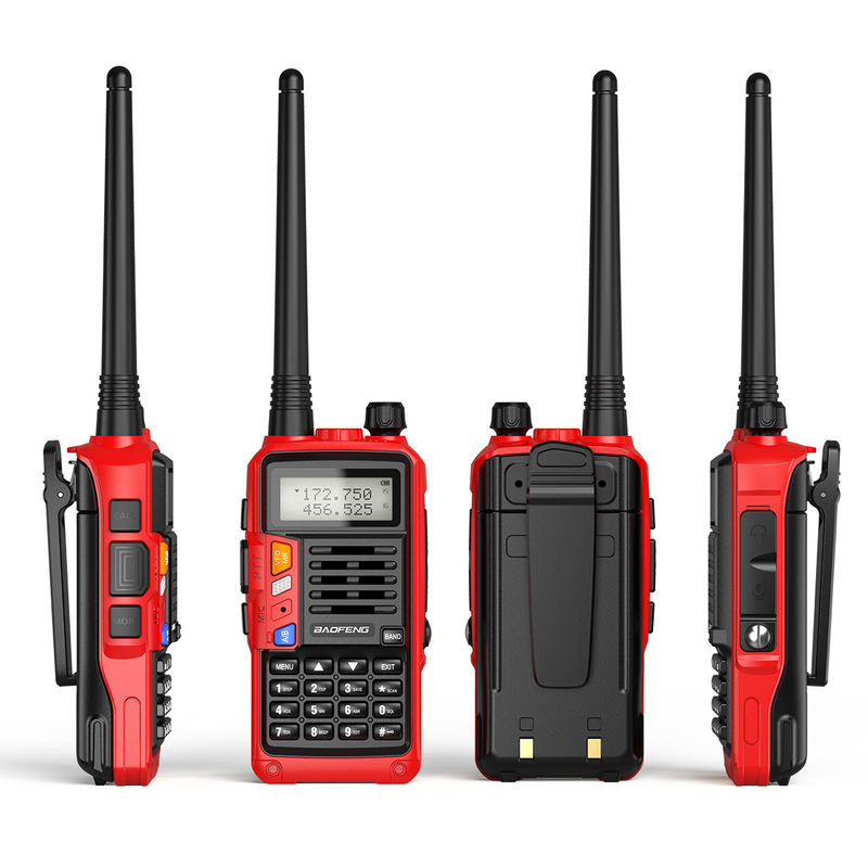 8 Watt Ham Walkie Talkie UV-S9plus UHF VHF Handheld Radio BAOFENG met 2200mAh batterij