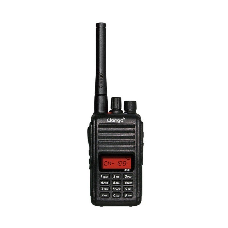 128 opslagkanaal VHF UHF Clarigo 468 IP54 waterdicht en stofdicht walkie-talkie