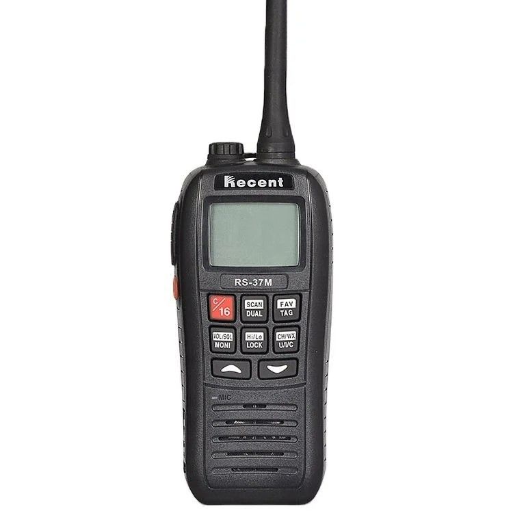 Recente RS-37m IP67 waterdicht 5W VHF 2 Way Long Range Walkie Talkie Marine Radio