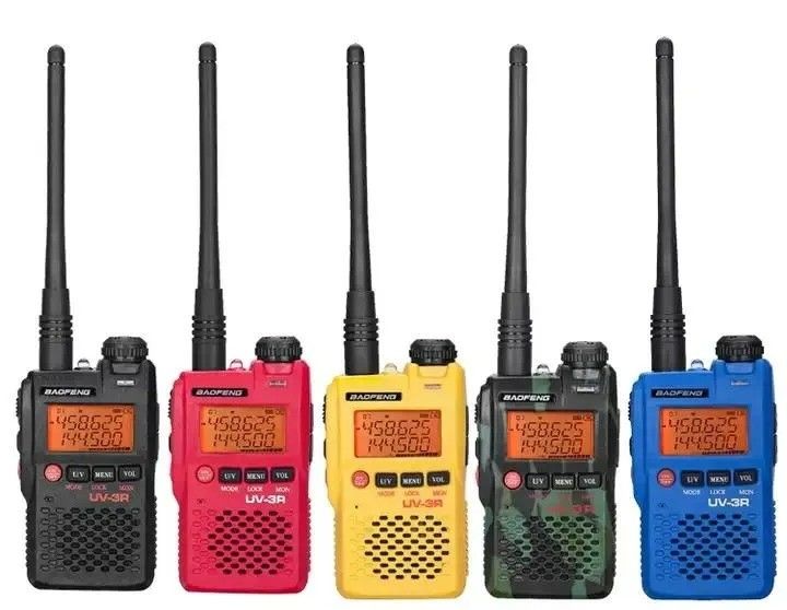 Handheld Terminal Style Baofeng UV3r Radio Walkie-Talkie met VHF UHF frequentietype