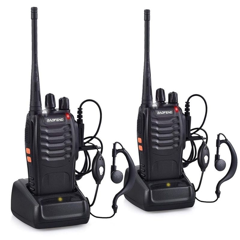 Terminal Style Handheld UHF Radio Walkie-Talkies Bf-888s Recht voor 0-10KM Talk Range