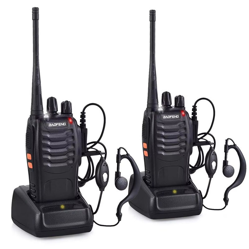 Custom 1-3km draadloze handheld walkie-talkie met VOX-functie en 8-12km Talk Range