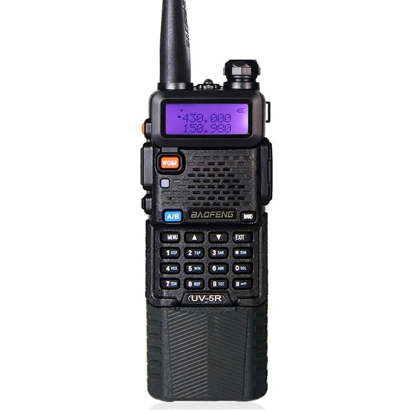 5-10km Talk Range Emergency Alert Dual Band GMRS Walkie Talkie Tweewegradio voor buiten