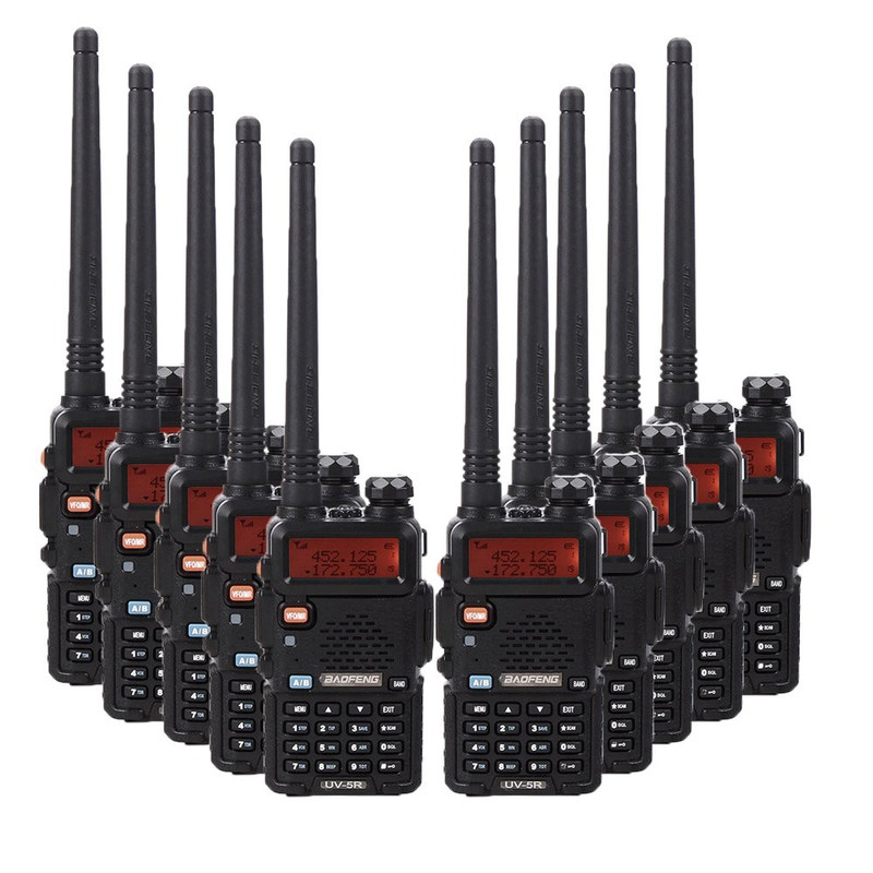 136-174/400-520MHz Frequentiebereik Draagbare draadloze walkie-talkie voor teamcommunicatie