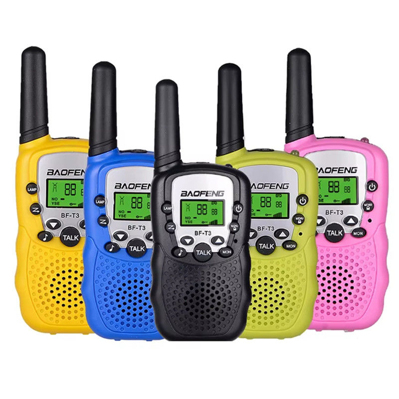 Pocket Radio Toy voor kinderen Lang bereik Transceiver Oplaadbaar 22 kanalen Cartoon Design