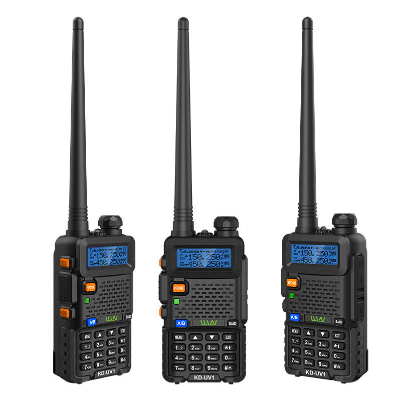 283.4g Long Range Walkie Talkie KD-UV1 Dual-band UHF400-470MHz VHF136-174MHz Private Mold