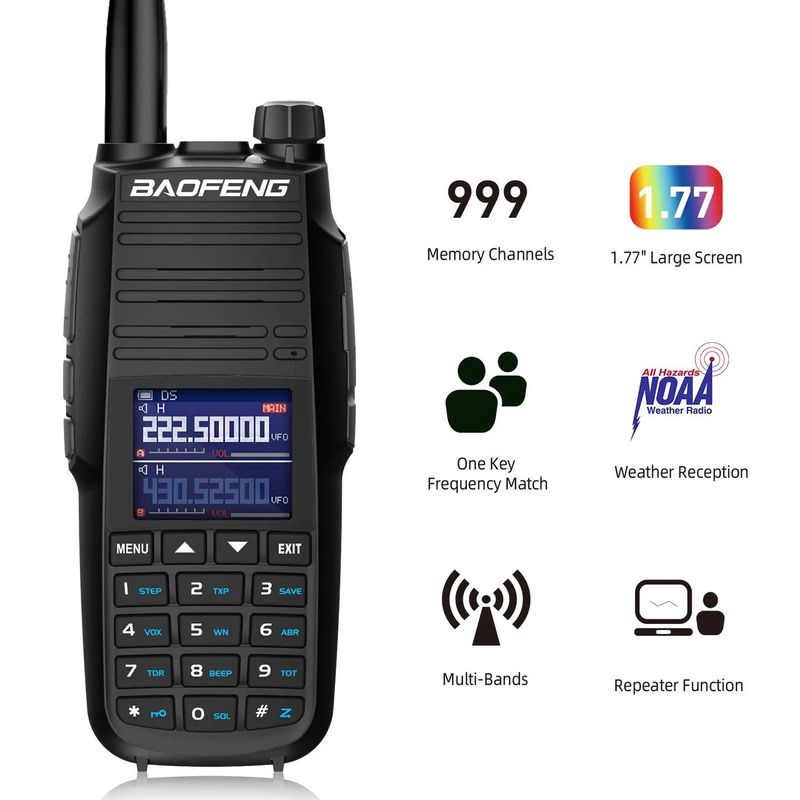 Lange afstand Walkie Talkie Baofeng UV-29L Talkie-Walkie 10W USB-C Ham Radio Transceiver